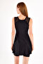 ملابس سباحة نصف مغطاة بدون أكمام مع شورت 1615 Black02 - 4