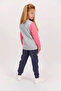 Candy Pink Licensed Tracksuit Set for Girls - 3
