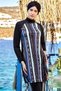 Black Hijab Swimsuit - Lycra, Long Sleeve, Full Covered 4309