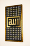 Framed Kufi Calligraphy Decor Featuring the Beautiful Names of Allah - Islamic Wall Art for Home, Office, and Mosque Decor