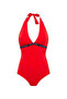 Women's Red Triangle Swimsuit - 3