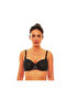 Women's Black Lace Satin Bra