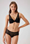Women's Black 4742 Underwire Soft Push up Bra Set