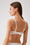 Women's Ecru 6200 Madrid Underwire Non-Supported Lace Bra (Tak - Output) - 5