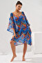 Sleeve Tape Detailed Tunic Pareo Marbel 231802-d - 4