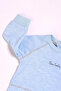 100% Cotton Baby Boy Double Suit with Snap Fasteners and Elastic Waist 302392 - 7