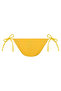 Women's Yellow String Bikini Bottom - 4