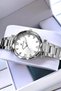 Stoned Cutting Glass Waterproof Women Wristwatch Silver Color Steel Cord Gift Bracelet Dkby2041C4 - 3