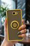 Ring Case with Camera Protection for Samsung Galaxy J7 Prime - Stain Resistant Matte and Durable Construction