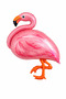 1 Pink Flamingo Foil Balloon, 72cm Large Flying with Helium