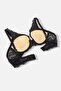Lace Underwear Set - Unpadded - 2277 - Black Cap Color Stone - 4