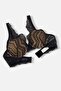 Lace Underwear Set - Unpadded - 2277 - Black Cap Color Stone - 3