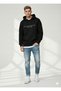 Unisex regular fit Hooded Printed pocketed long sleeve cotton soft textured sweatshirt - 2