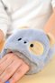 Plush Fur Knit Gloves Plush Fingerless Gloves Winter Soft Warm Thick Girls Boys 7 Years and Up,,, - 2