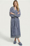 Women's Hooded Lace 100% Bamboo Dressing Gown