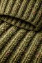 Hand Knitted Men's Beanie Neck Collar Set Green - 3