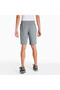 Men Sportswear Fit Brand Logo Bermudas Drawstring Training Shorts, Grey