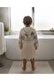 Children's Muslin Cotton Bathrobe Bath, Beach, Pool Summer, Winter Hooded Bathrobe Unisex-Water Absorbent-Fish Pattern - 2