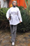 Ecru Elastic Waist Buttoned Tunic - 3