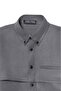 Relaxed Grey Line Pocket Shirt - 4