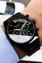 Function Men's Wristwatch 3 Atm Water Resistant Black Color Steel Band Fre2024C4 - 3