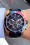 Men's Wristwatch 5 Atm Water Resistant Navy Blue Color Full Steel Sge2012C1 - 3