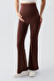 Thermal Raised Warm Stretchy Waist Adjustable Winter Spanish Leg Maternity Leggings T18 - 2