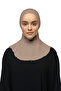 Women's Hijab Practical Neck Collar Hijab - Sportsman Bonnet - Soil