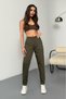 Women's High Waist Stretch Fabric/Stretchy Mom Trousers - 8