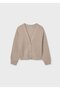Girl's Cardigan Beige - 5