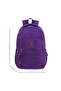 Set of 2 Luxury Crinkle Fabric High School and Middle School Backpack + Pen Holder, Monkey Keychain Gift - 4