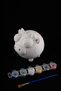 Paintable Cow Piggy Bank – Educational Paint Yourself Kit |   Brush and Paints Included - 2