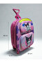 Kuromi Girl Kindergarten Nursery Backpack with Trolley - 3