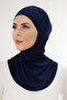Practical Ninja Hat with Neck Collar – Navy Blue, Non-Slip, Anti-Sweat, Flexible, Daily Use |   Shal Paradise - 2