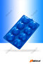 8 Pieces Crystal Heart Shaped Silicone Cake Pastry Ice Mold Chocolate Soap Origami Heart - 3