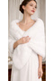 Bride Very Large Size Lolita Fur Etol Shawl (160*60 cm) - 2