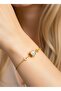 Women's Cylinder Shape Zircon Stone Detailed Bracelet