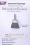 Hanımeli Broom No:0 New Generation Cleaning Brush 115X31X272 mm Broom Wc Cleaning Mini Size | |   28 cm | |   Mini Vacuum Cleaner for Narrow Spaces, Toilet, New Style, Crumb Collection, Hangable, Practical Dustpan Brush - 3