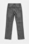 Women's Stretch Fabric Straight Fit Gray Jean Pants - 6