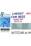 Jumbo Size Lakost Microfiber Non-Marking Glass Cloth, Mirror Cloth, Glossy Surface Cloth - Blue 50X70Cm - 5