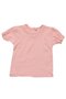 Baby Girl White Pink Pocket Rabbit Toy T-Shirt Set with Muslin Slippers - 8