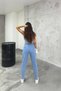 Women's Stretchy/Stretch Fabric High-Waist Mom Jeans - 5