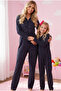 Cotton Lycra Hooded Zipper Jumpsuit - 2