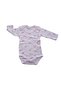 Long Sleeve Pink Animal Patterned Bodysuit - 4