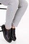Genuine Leather Casual Shoes mals.352 Black - 7