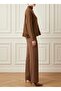 Brown Shardon Tassel Detailed Thick Oversized Shawl Loose Fit Knitwear Sweater - 3
