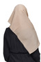 Women's Solid Color Twinkle Glitter Hijab Shiny Evening Dress Shawl - Dark Beige - 3