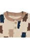 Baby Boy Beige Teddy Bear Patterned 2-Piece Set - 3