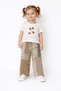 Sweet Floral Print Oversized Relaxed Fit Baby Girl Set - 2