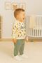 Baby Boy 2-Piece Seasonal Tracksuit Set Cool Man Süzene Embroidered Abstract Printed 6-9-12-18-24Months - 2
